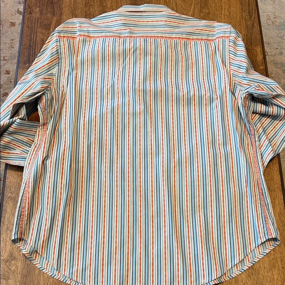 Robert Graham Multicolor Striped Button Down Shirt - Picture 11 of 11